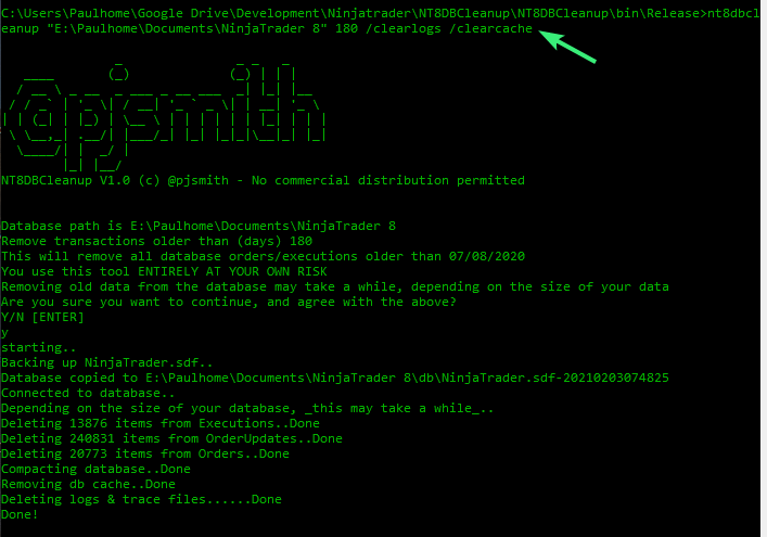 Ninjatrader 8 Cleanup Tool